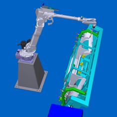 大型ワークのアーク溶接
